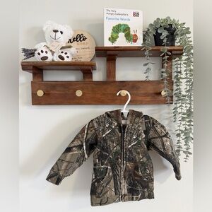 Bass Pro Shops Camouflage Baby Hoodie in Brown and Green